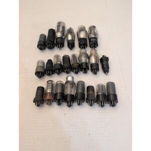 Lot Of 22 Vintage Electron Tubes Vacuum RCA Radiotron Cunningham Emerson Philco
